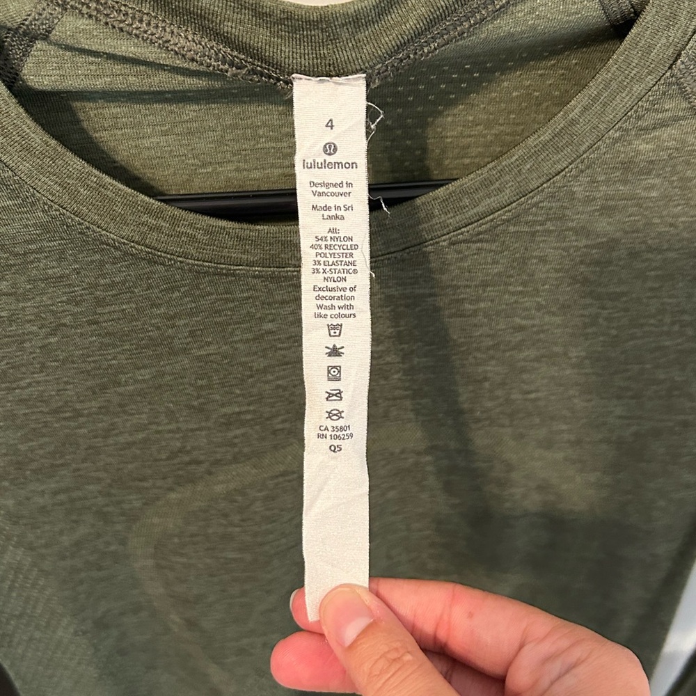 Lululemon Swiftly Tech Long Sleeve - Picture 6 of 6